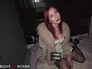 i got locked in chastity belt after cheating now eva ray takes rough outdoor pounding post pickup