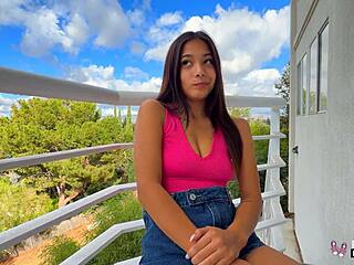 Pastor's Daughter Kate Legend Pounds Public Trail Fuck