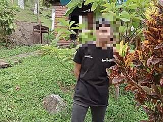 arriesgado sexo al aire libre con mi hermanastra bbw de culo enorme y tetas grandes