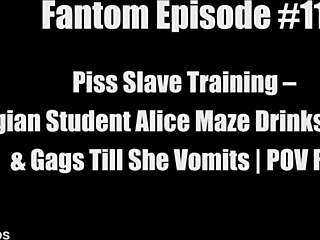 alice maze, ready to drink every drop in this piss ritual?