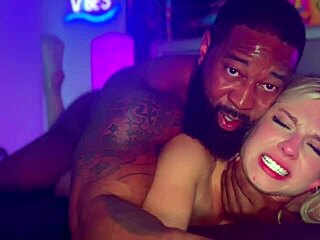 Breeding blonde cheerleader kait's fat ass with bbc cum overload