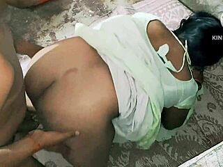 horny indian desi bhabhi bent over doggystyle fucks teen boys with dildo toys