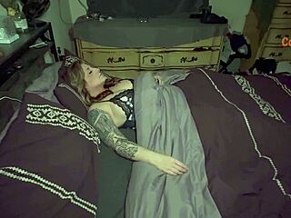 Stepmom shares bed with me while guests sleep next door!