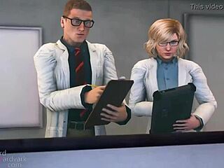 Zero Suit Samus gets birthday facefuck from big cock