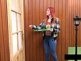 pissy pizza play heats up with kattie gold and vinna reed