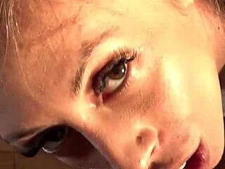 wake up to petite candie cross's homemade pov blowjob delight