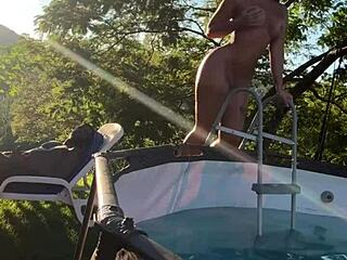 Sexy Asian Hottie Rides BBC Outdoors on Farm Cowgirl Style