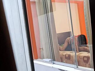 watching my colombian neighbor fuck her boyfriend