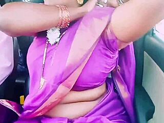 indian housewife in saree gives car driver handjob rimjob with dirty telugu talk