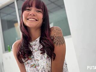 Torbe blasts cum deep in sexy colombian petite allison sweet's tight coño!