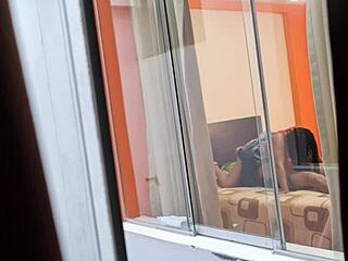 watching my colombian neighbor fuck her boyfriend