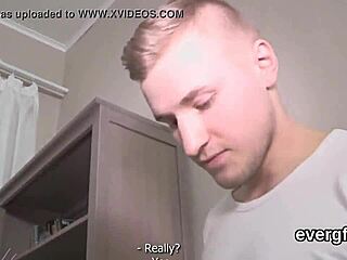 poor dude lets pal ream ex-girlfriend's pussy hard for cash in wild threesome