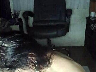 Homemade dildo fucks my big tits latina ass rough