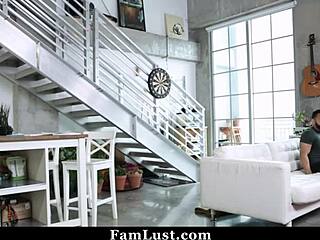 Stepdaughter Shocked By Daddy's Monster Cock In FamLust