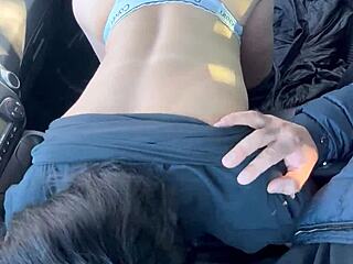 she loves sucking my cock in the car on the roadside