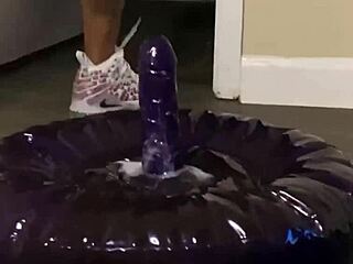 Ebony Amateur Deepthroats Big Black Cock Workout Sloppy Style