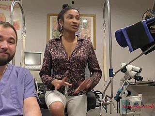 Miss Mars Endures Doctor Tampa And Nurse Kristen Martinez's Shocking E-Stim Gyno Experiments