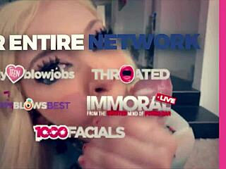 Sky Pierce Sloppy Blows BF While Parents Pack Car Outside