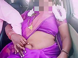 indian housewife in saree gives car driver handjob rimjob with dirty telugu talk