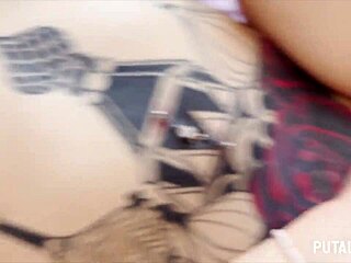 😍 Putalocura Nadja hot tattooed Spanish teen swallows Torbe's load after steamy pillada fuck 🔥