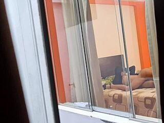 watching my colombian neighbor fuck her boyfriend