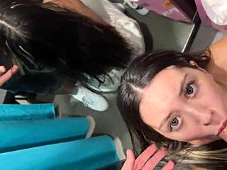 Risky Fitting Room Facefuck Eye Rolling Oral Creampie!