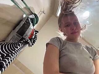 Ever seen a crazy bbw blonde get hardcore fucked outdoors public orgasm?