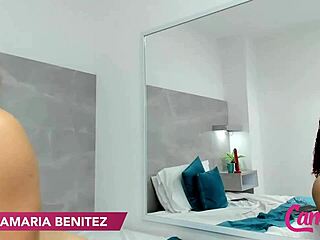 don't you love watching anamaria benitez tease her shaved pussy with toys and suck barefoot in lingerie?