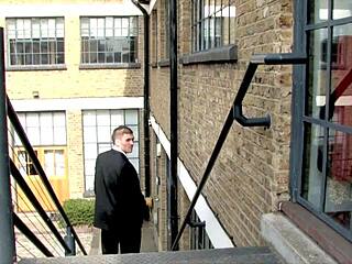 Honey trap lures babe into cum-covered group pussy tease