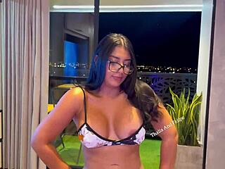 ella rides cowgirl takes huge cum load on tits thalía restrepo-felipe romero