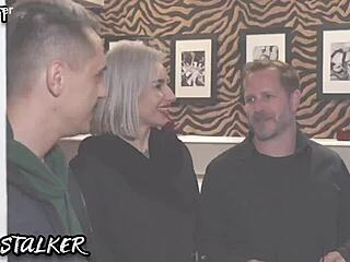 Coco De Wit Assfucked In Swinger Club Threesome With Husband