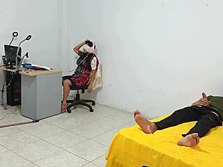 step sister watches me stroke huge cock while sitting close