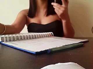 whoa, stepsis visits no panties i catch that shaved latina pussy flash