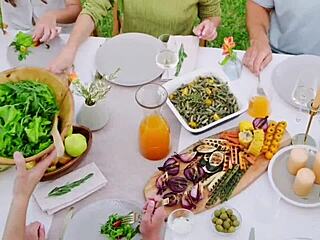 Horny Spanish mom with massive tits goes crazy fucking Victor Bloom outdoors.