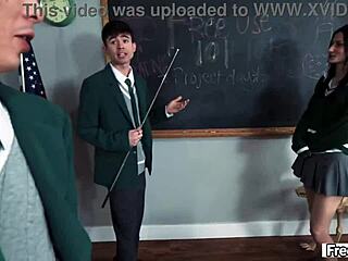 students earn extra credit fucking teacher in classroom cinema