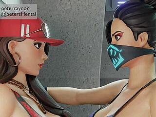 fortnite futanari babes surprise with anal and blowjobs