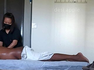hidden cam catches masseuse's sneaky handjob happy ending part 4