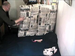 Handcuffed Slave Milf Sucks Cock in Hardcore Humiliation!