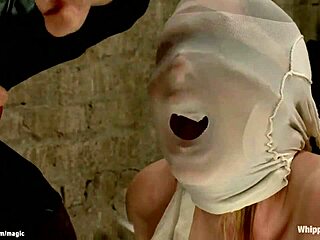 I'm fucking this bound butt-plugged lesbian slave hard