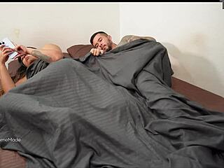 SHARING BED WITH STEPBRO LEADS TO HARD ANAL