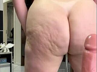 Insane Toy Ride Craving Huge Dildo Double Penetration!