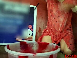 Devar fucks bhabhi hard bathroom office