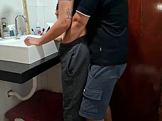 Caught Maid Bent Over in Bathroom While Wife Sunbathes!