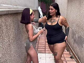 College Coed Fucked Hard In Alley After Party By Lucky Stud