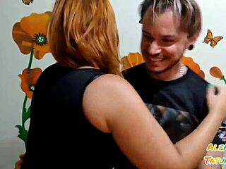 African German Big Ass Tattoo Couple Tests Sofa with Oral and Bumbum Action