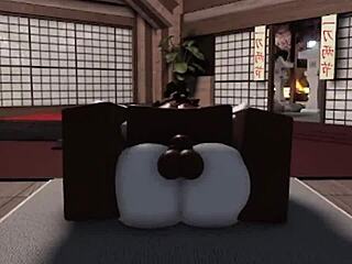 i'm fuckin this juicy big ass on bbc in roblox... oh man it's tight!