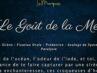 French Mermaid's Ocean Blowjob - Taste The Salty Cum Delight?