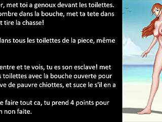 ondine pokes sissy humiliation joi with piss commands?