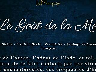 French Mermaid's Ocean Blowjob - Taste The Salty Cum Delight?