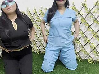 Best Friend and I Practice Christmas Dildo Blowjobs Like Sluts